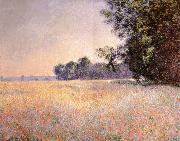 Claude Monet Oat and Poppy Field oil on canvas